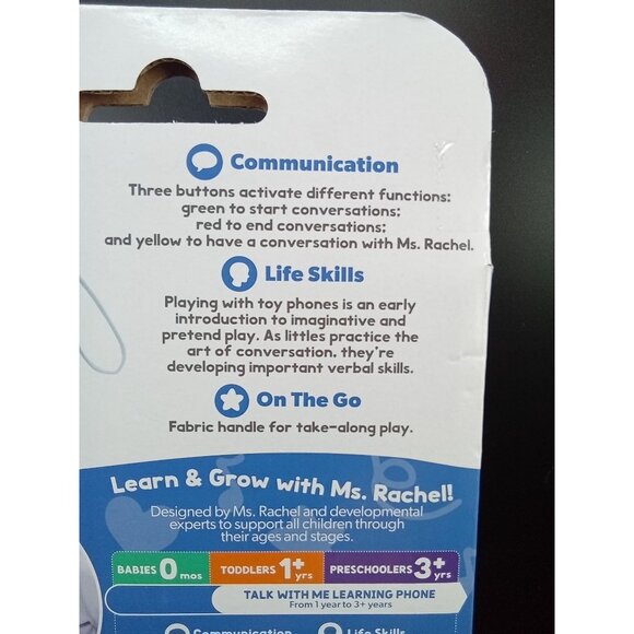 Ms. Rachel Talk With Me Learning Phone For Ages 1-3+ Interactive Toy - Picture 7 of 7